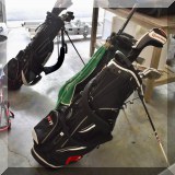 L24. Golf clubs and bags. 
